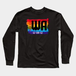 Washington Gay Marriage Long Sleeve T-Shirt